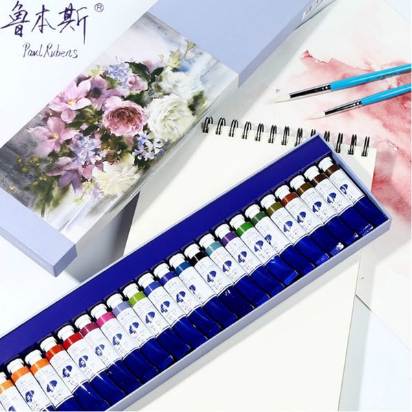 rubens tubular watercolor paint set sketch portable watercolor tube pack pigment 24 color single 12ml
rubens tubular watercolor paint set sketch portable watercolor tube pack pigment 24 color single 12ml