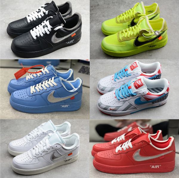 off white x air force 1 '07 virgil designer mens running shoes volt green sneaker luxury hyun color just do it womens sport shoes, White;red
off white x air force 1 '07 virgil designer mens running shoes volt green sneaker luxury hyun color just do it womens sport shoes, White;red