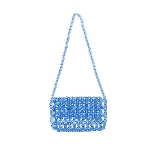 handmade transparent beaded bag woven bag shoulder acrylic plastic slung shoulder bag(big blue
handmade transparent beaded bag woven bag shoulder acrylic plastic slung shoulder bag(big blue