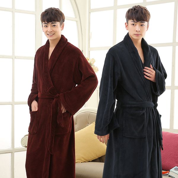 nightgown female autumn and winter flannel couple pajamas coral fleece cute bathrobe men thickening long home service bathrobe, Black;red
nightgown female autumn and winter flannel couple pajamas coral fleece cute bathrobe men thickening long home service bathrobe, Black;red