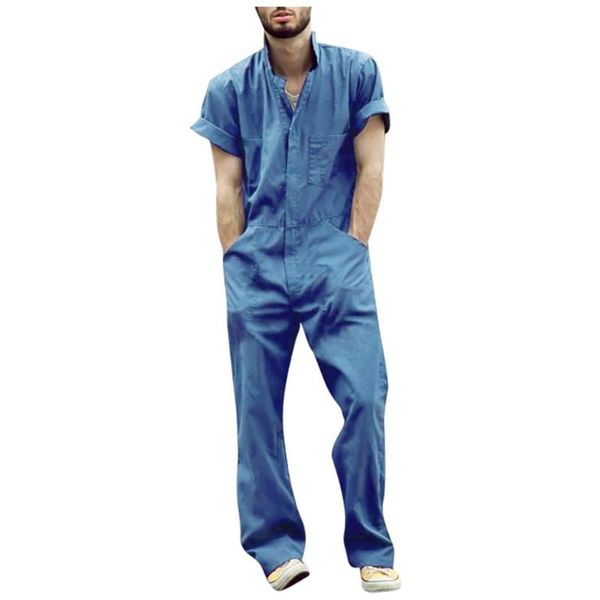 jaycosin men's zipper overalls lapel solid jumpsuit suit thin breathable suit male casual tshirts workout fitness suits for men, Gray
jaycosin men's zipper overalls lapel solid jumpsuit suit thin breathable suit male casual tshirts workout fitness suits for men, Gray