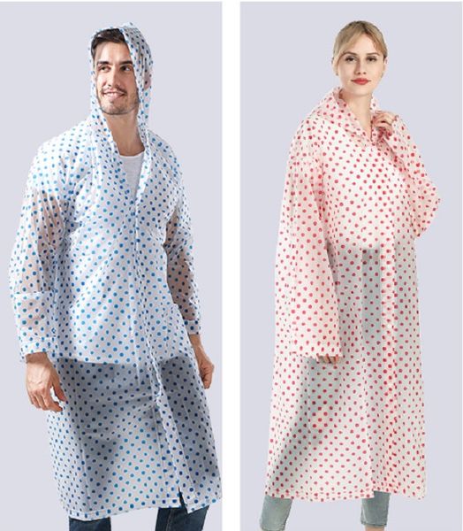 man woman waterproof raincoat outdoor travel accessories rain gear eva transparent polka dot raincoats
man woman waterproof raincoat outdoor travel accessories rain gear eva transparent polka dot raincoats