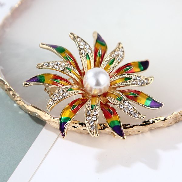 colorful enamel brooches crystal vintage sun flower brooches for women large brooch pin fashion dress coat accessories cute jewelry, Gray
colorful enamel brooches crystal vintage sun flower brooches for women large brooch pin fashion dress coat accessories cute jewelry, Gray