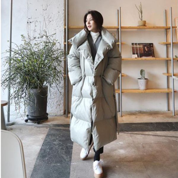 voobuyla women loose x-long coat down winter warm jacket female plus size overcoat winter jacket women sashes hooded long parka, Black
voobuyla women loose x-long coat down winter warm jacket female plus size overcoat winter jacket women sashes hooded long parka, Black