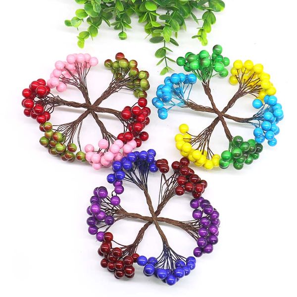 40pcs mini artificial flower foam cherry stamen berries fake fruit bouquet wedding wreath birthday party gift decor supplies
40pcs mini artificial flower foam cherry stamen berries fake fruit bouquet wedding wreath birthday party gift decor supplies