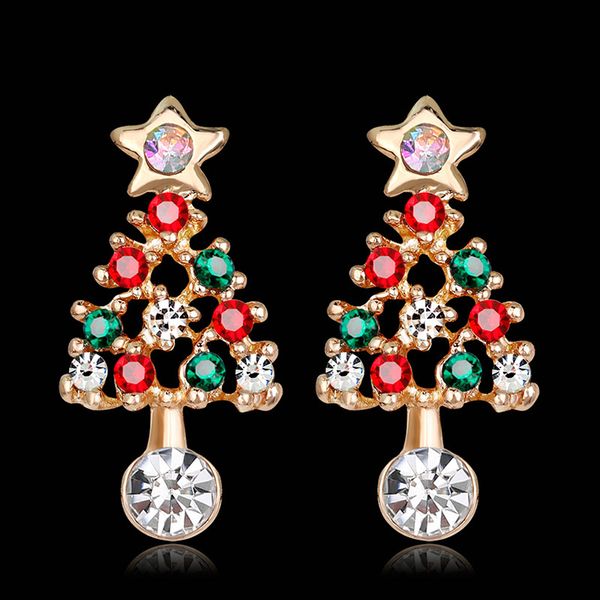 forseven 2019 new style gold metal colorful crystal christmas xmas tree stud pendant earrings women girl dating party eardrop, Silver
forseven 2019 new style gold metal colorful crystal christmas xmas tree stud pendant earrings women girl dating party eardrop, Silver