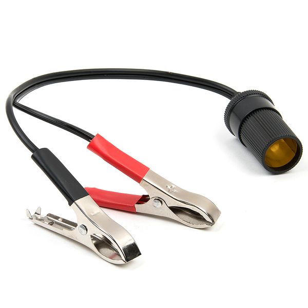 new 12 volt car battery clip for car boat caravan battery terminal clip-on accessory socket power outlet 12v cigarette lighter
new 12 volt car battery clip for car boat caravan battery terminal clip-on accessory socket power outlet 12v cigarette lighter