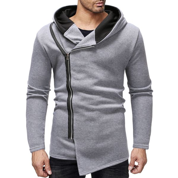 designer mens clothes long sleeve hooded collar sweatshirts autumn spring slim fit oblique zipper hoodie jackets hip hop streetwear, Black
designer mens clothes long sleeve hooded collar sweatshirts autumn spring slim fit oblique zipper hoodie jackets hip hop streetwear, Black