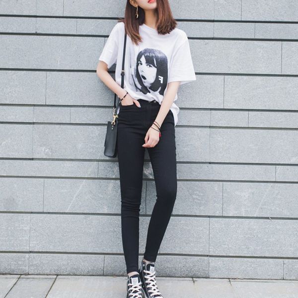 fashion high waist skinny womens leggings plus size stretch long pencil pants women slim solid black leggings trousers thin f01, Black;white
fashion high waist skinny womens leggings plus size stretch long pencil pants women slim solid black leggings trousers thin f01, Black;white