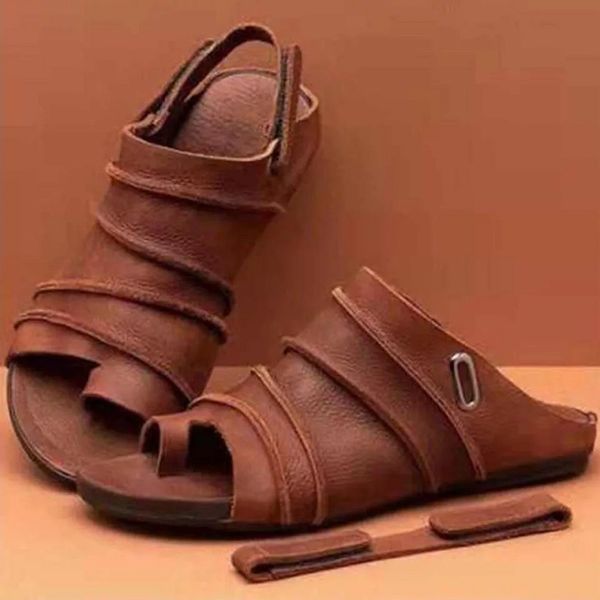 slippers summer women pu leather sandals gladiator beach flat ladies open toe roman flip flops sandalias mujer, Black
slippers summer women pu leather sandals gladiator beach flat ladies open toe roman flip flops sandalias mujer, Black