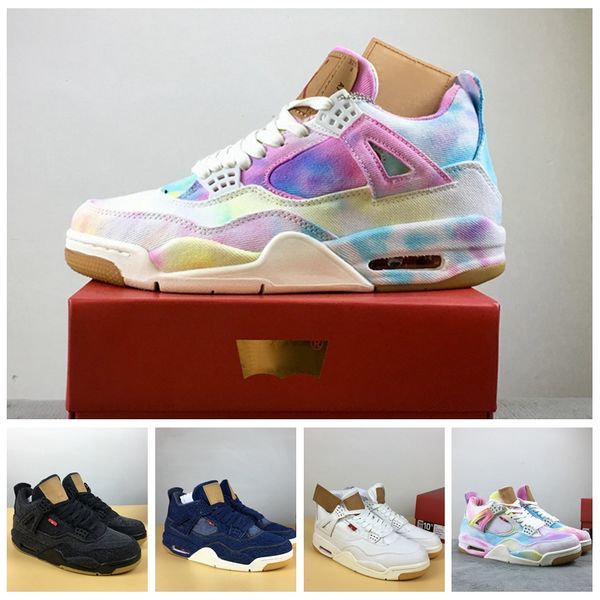 2019 new 4 4s denim white multicolor rainbow all black limited mens basketball shoes sports sneakers jeans trainers a02571-102 with box
2019 new 4 4s denim white multicolor rainbow all black limited mens basketball shoes sports sneakers jeans trainers a02571-102 with box