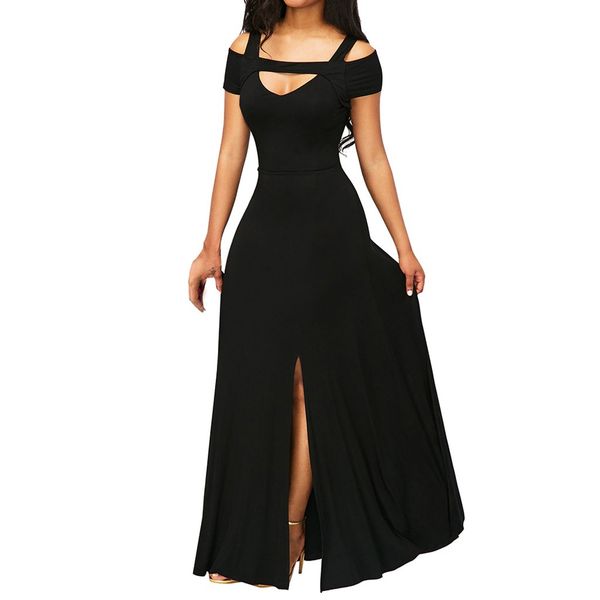 2019 plus size s-5xl solid sleeveless hollow dress women split evening long party dress v neck maxi vestidos mujer, Black;gray
2019 plus size s-5xl solid sleeveless hollow dress women split evening long party dress v neck maxi vestidos mujer, Black;gray
