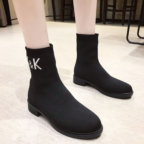 письмо украшение черных низкий каблук носок boots женщины вязаные mid теленок сапоги stretch зима ткань круглого toe короткий bootiles женщи, Black
письмо украшение черных низкий каблук носок boots женщины вязаные mid теленок сапоги stretch зима ткань круглого toe короткий bootiles женщи, Black