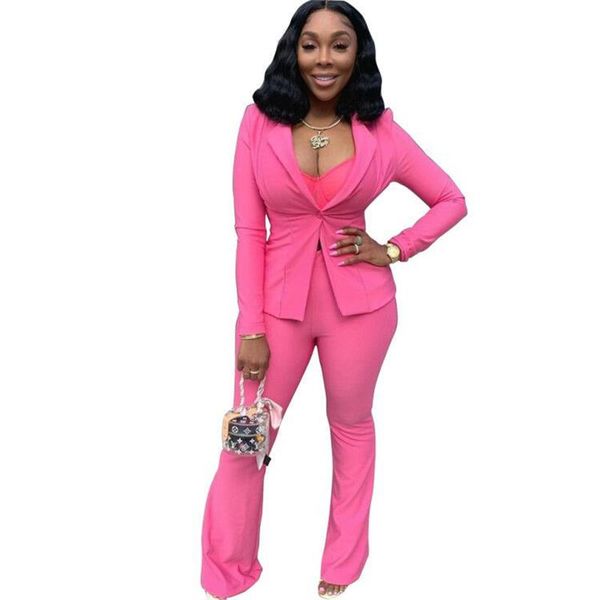 solid color 2 piece set popular new autumn office lady turn-down collar single-button jacket + straight trousers 2 color n9164g, White
solid color 2 piece set popular new autumn office lady turn-down collar single-button jacket + straight trousers 2 color n9164g, White