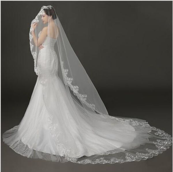 3m white ivory women wedding veil two layers soft tulle ribbon edge bridal veils short veil for wedding accessories d4, Black
3m white ivory women wedding veil two layers soft tulle ribbon edge bridal veils short veil for wedding accessories d4, Black