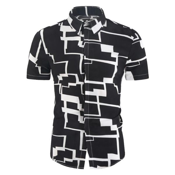 men shirt vintage ethnic printed turn down collar short sleeve loose hit color hawaiian casual shirt streetwear chemise homme #c, White;black
men shirt vintage ethnic printed turn down collar short sleeve loose hit color hawaiian casual shirt streetwear chemise homme #c, White;black