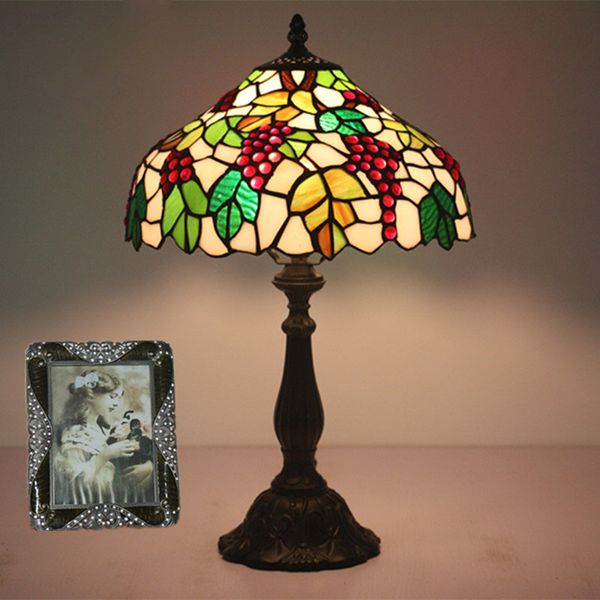 12 inch stained glass table lamp vintage european style garden grape bedside light glass art lamp living room l light fixtures
12 inch stained glass table lamp vintage european style garden grape bedside light glass art lamp living room l light fixtures