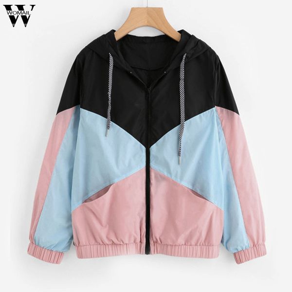 womail women jacket coat autumn long sleeves fashion multi color zipper sport coat with pockets hooded jacket outwear s-4xl j712, Black;brown
womail women jacket coat autumn long sleeves fashion multi color zipper sport coat with pockets hooded jacket outwear s-4xl j712, Black;brown