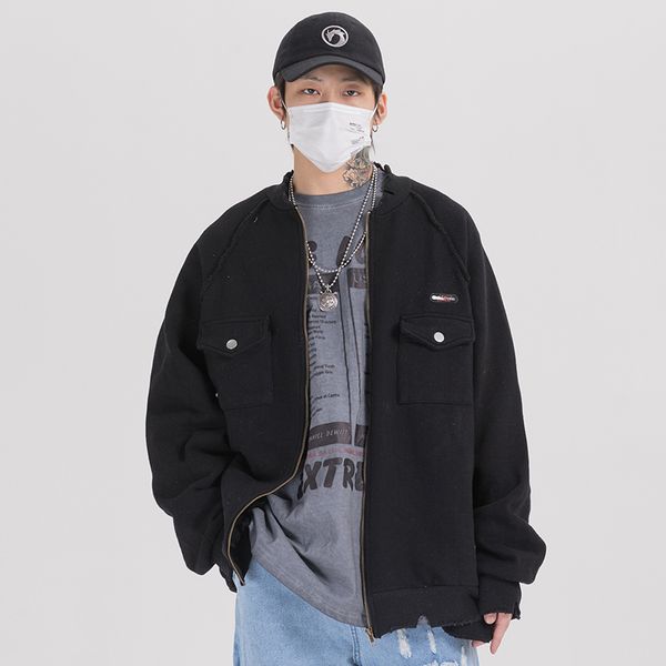 2020 spring harajuku baseball jackets men women japanese streetwear vintage color pockets design hip hop jacket coat outwear men, Black;brown
2020 spring harajuku baseball jackets men women japanese streetwear vintage color pockets design hip hop jacket coat outwear men, Black;brown