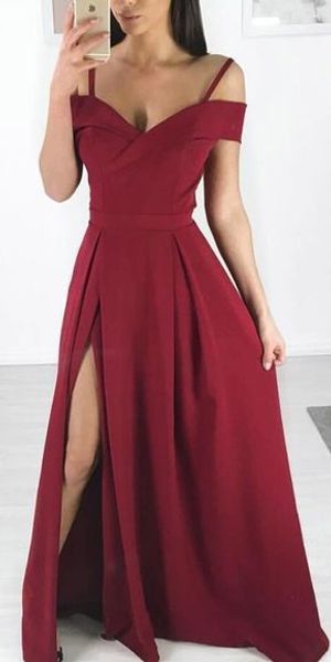 vintage cold shoulder prom dress side slit chiffon with sleeves v neck pleated full length evening bridesmaid party dress, Black
vintage cold shoulder prom dress side slit chiffon with sleeves v neck pleated full length evening bridesmaid party dress, Black