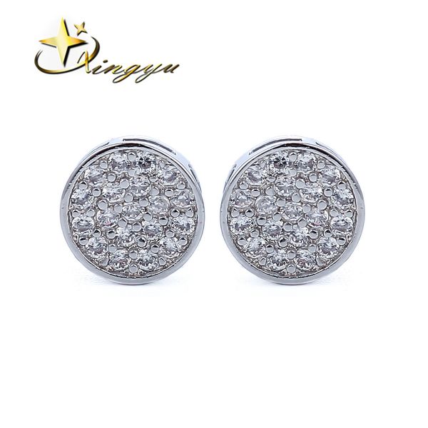 Simple round Zircon Earrings with full diamonds for men and women jewelry manufacturer mixed wholesale
Simple round Zircon Earrings with full diamonds for men and women jewelry manufacturer mixed wholesale