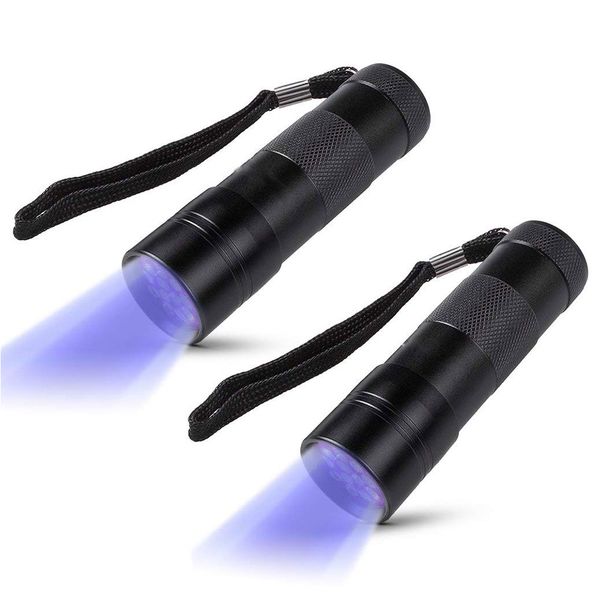 Uv Handheld Flashlight 12 Led 395nm Ultraviolet Blacklight Pet Dog Cat Stain Urine Detector Light Torch, Find Stains On Carpet, Rugs, Cloth