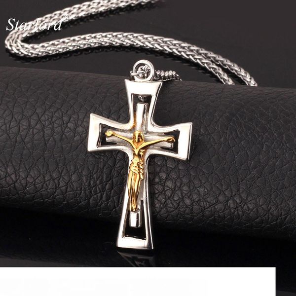 cross pendant necklace women men christian jewelry gift fashion gold color crucifix jesus piece 316l stainless steel gp875 christmas gift, Silver
cross pendant necklace women men christian jewelry gift fashion gold color crucifix jesus piece 316l stainless steel gp875 christmas gift, Silver
