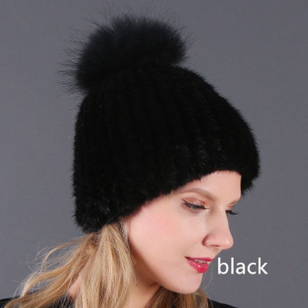new fur hat lady winter thickening warm protection ear mink woven hat ball, Blue;gray
new fur hat lady winter thickening warm protection ear mink woven hat ball, Blue;gray