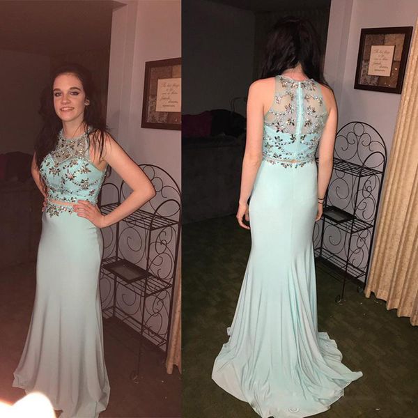 prom dresses two piece a line chiffon with beading evening party formal gowns, Black
prom dresses two piece a line chiffon with beading evening party formal gowns, Black