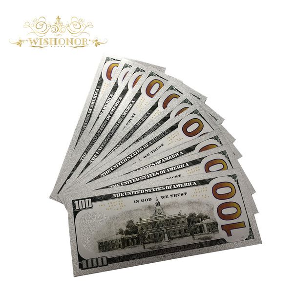 10шт / lot nice посеребренной american банкнота 100 доллара законопроекты банкноты в 24k silver plated бумажных денег для подарков
10шт / lot nice посеребренной american банкнота 100 доллара законопроекты банкноты в 24k silver plated бумажных денег для подарков