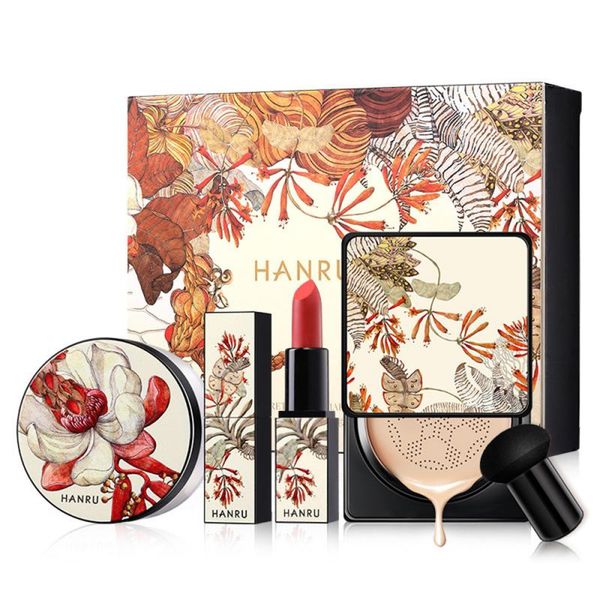 4 pcs/set mushroom air cushion bb cream with loose powder lipstick women makeup concealer even skin color foundation set tslm2
4 pcs/set mushroom air cushion bb cream with loose powder lipstick women makeup concealer even skin color foundation set tslm2