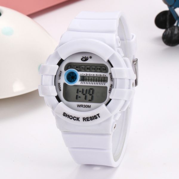 leisure time motion waterproof electronic watch children noctilucent time men and women wrist watch, Blue
leisure time motion waterproof electronic watch children noctilucent time men and women wrist watch, Blue