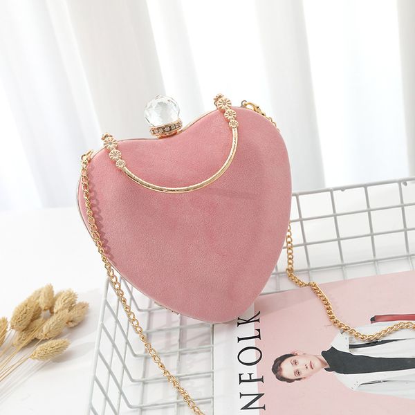 jiulin 2019 new dinner bag chain bag fashion single shoulder velvet love handbag korean version baitao slant
jiulin 2019 new dinner bag chain bag fashion single shoulder velvet love handbag korean version baitao slant
