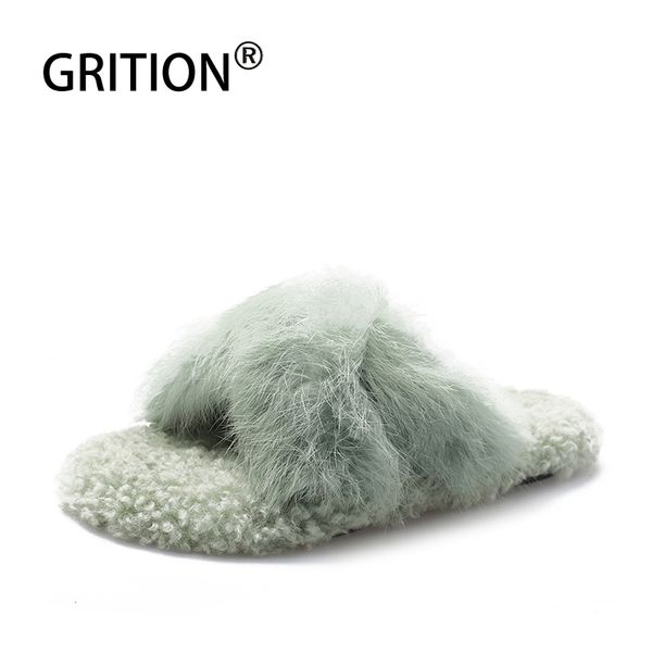 grition slippers furry slides women fluffy open toe sandals slid on flat shoes black faux fur comfortable slippers indoor dress
grition slippers furry slides women fluffy open toe sandals slid on flat shoes black faux fur comfortable slippers indoor dress