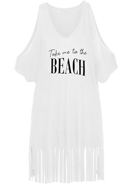 fringed strapless bikini letter printed beachdress 100% cotton sunproof breathable cover ups black white fashion, White;black
fringed strapless bikini letter printed beachdress 100% cotton sunproof breathable cover ups black white fashion, White;black