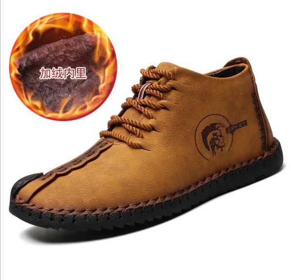 2019 fashion warm fur plush men boots split leather wterproof ankle snow boots lace-up rubber outdoor winter shoes big size 48, Black
2019 fashion warm fur plush men boots split leather wterproof ankle snow boots lace-up rubber outdoor winter shoes big size 48, Black