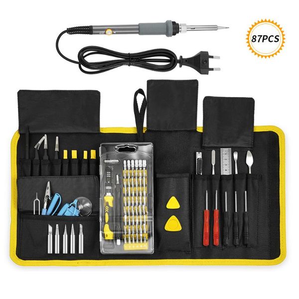 precision screwdriver set professional repair tools 87 in 1 includes multi-use soldering iron pen anti-static wrist strap
precision screwdriver set professional repair tools 87 in 1 includes multi-use soldering iron pen anti-static wrist strap
