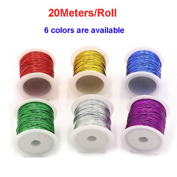 20meters metallic elastic cords stretch cord ribbon tinsel colorful cord rope for diy craft making gift wrapping, Black;white
20meters metallic elastic cords stretch cord ribbon tinsel colorful cord rope for diy craft making gift wrapping, Black;white