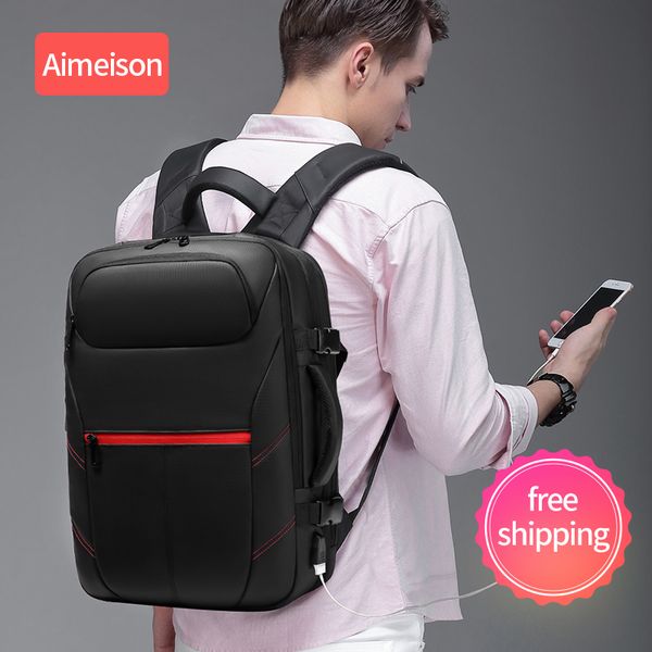 aimeison lapbackpack for men water repellent functional rucksack with usb charging port travel backpacks male
aimeison lapbackpack for men water repellent functional rucksack with usb charging port travel backpacks male