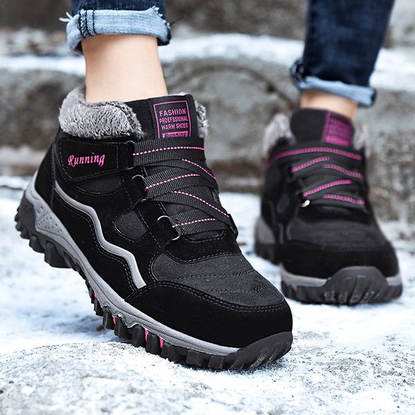 new style autumn and winter fashion lovers shoes trend warm cotton-padded shoes mid-snow boots outdoor plus velvet men's cas, Black
new style autumn and winter fashion lovers shoes trend warm cotton-padded shoes mid-snow boots outdoor plus velvet men's cas, Black