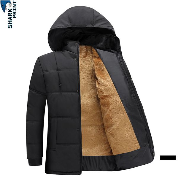 sharkprint 2018 new men's winter parka thick wool casual long coats warm jacket wear wool liner outdoor men's clothing with hat, Black
sharkprint 2018 new men's winter parka thick wool casual long coats warm jacket wear wool liner outdoor men's clothing with hat, Black