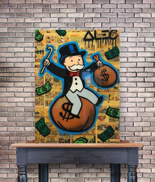 alec monopoly graffiti sitting on money bag with cane home decor handpainted &hd print oil painting on canvas wall art canvas 200526
alec monopoly graffiti sitting on money bag with cane home decor handpainted &hd print oil painting on canvas wall art canvas 200526