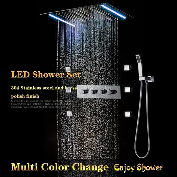colorful shower panel embedded rainfall shower set remote control led ceiling light massage spa jet three water outlet mixer tap faucet set
colorful shower panel embedded rainfall shower set remote control led ceiling light massage spa jet three water outlet mixer tap faucet set