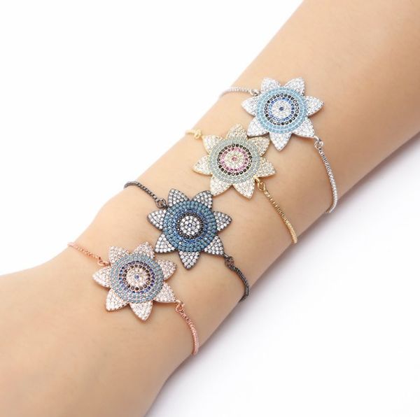 gold silver rose gold chain bracelet micro pave cz rope cubic zirconia bracelet adjusted macrame flower cg536 charms bangles gift, Black
gold silver rose gold chain bracelet micro pave cz rope cubic zirconia bracelet adjusted macrame flower cg536 charms bangles gift, Black