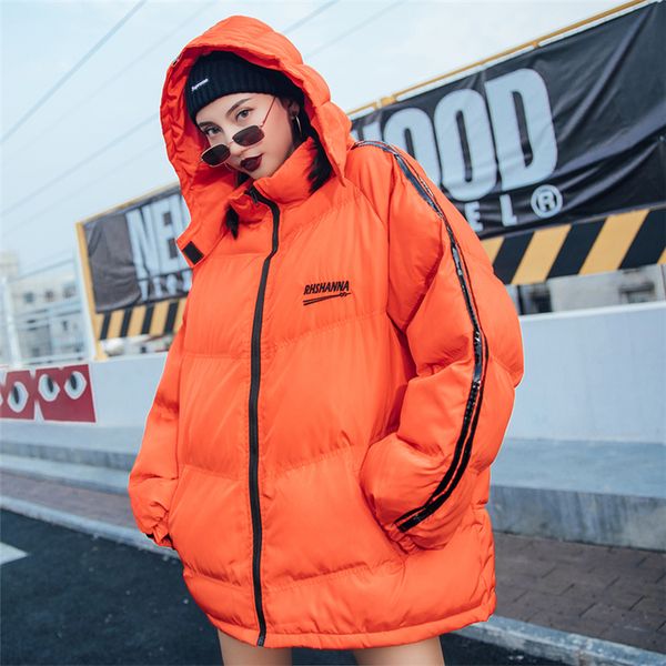 medium long cotton clothing female 2019 winter fashion new loose thick hooded warm bread clothing hip hop coat tide hhh00194, Black
medium long cotton clothing female 2019 winter fashion new loose thick hooded warm bread clothing hip hop coat tide hhh00194, Black