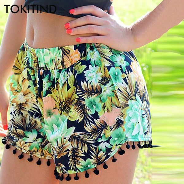 tokitind 2019 summer floral pom pom ball shorts women beach tassel national wind print loose women's short feminino plus size xl
tokitind 2019 summer floral pom pom ball shorts women beach tassel national wind print loose women's short feminino plus size xl