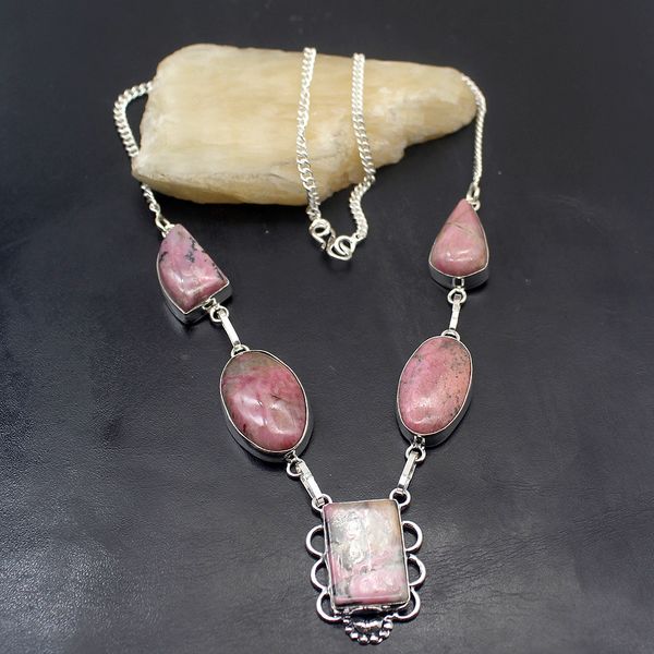 marvelous charm pink rhdochrosite 925 sterling silver pendant necklace women jewelry 20 inch tf882
marvelous charm pink rhdochrosite 925 sterling silver pendant necklace women jewelry 20 inch tf882