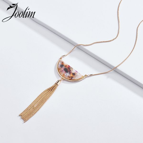 joolim jewelry wholesale/ semi round resin pendant necklace tassel long necklace drop shipping supplier, Silver
joolim jewelry wholesale/ semi round resin pendant necklace tassel long necklace drop shipping supplier, Silver