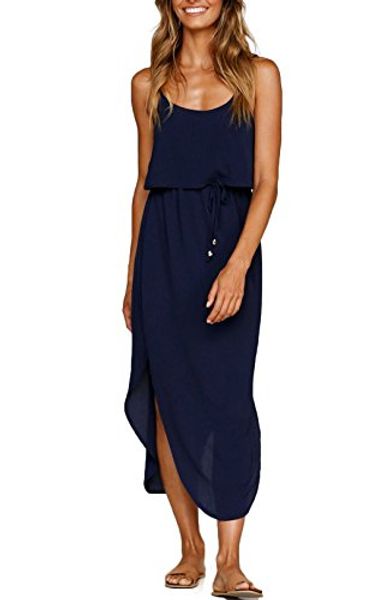 nerlerolian women's adjustable strappy split autumn beach casual midi dress, Black;gray
nerlerolian women's adjustable strappy split autumn beach casual midi dress, Black;gray