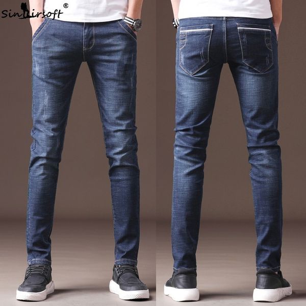 2019 spring new men's jeans blue classic fashion designer denim skinny jeans men's casual high quality slim trousers
2019 spring new men's jeans blue classic fashion designer denim skinny jeans men's casual high quality slim trousers